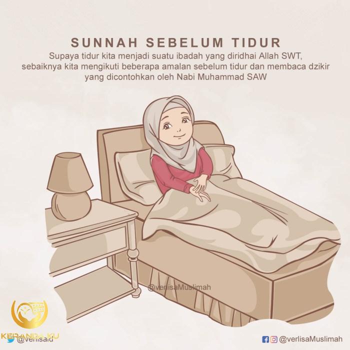 Doa Sebelum Tidur Latin dan Artinya Sesuai Sunnah Rasulullah Yang Benar ...