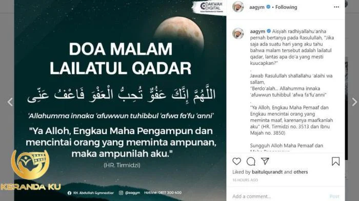 Doa akhir ramadhan sesuai sunnah
