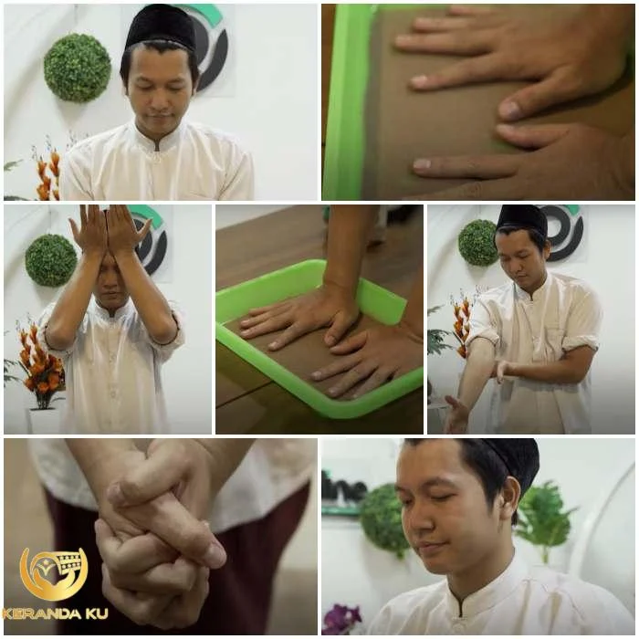 Tata cara Berwudhu dan Tayammum sesuai HPT Muhammadiyah - YouTube Cara tayammum sesuai syariat