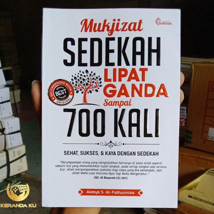 Jual BUKU RELIGION MUKJIZAT SEDEKAH LIPAT GANDA SAMPAI 700 KALI ...