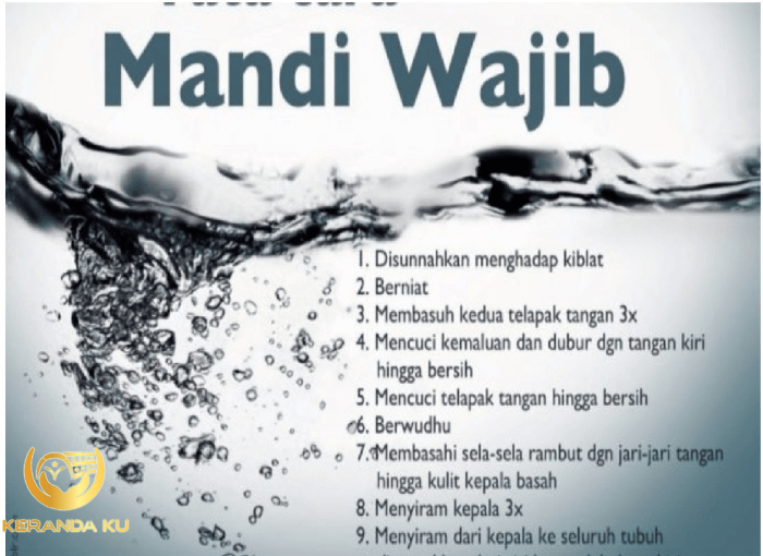 Niat Dan Tata Cara Mandi Wajib Setelah Haid - Perumperindo.co.id