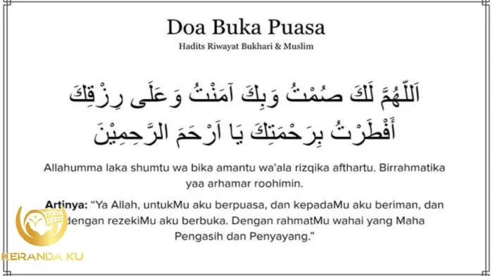 5 Doa Berbuka Puasa Ramadhan yang Bisa Anda Amalkan - Beritanusa.com 5 Doa Berbuka Puasa Ramadhan yang Bisa Anda Amalkan - Beritanusa.com