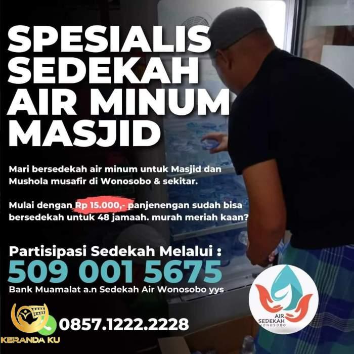 SPESIALIS SEDEKAH AIR MINUM MASJID | AtmaGo