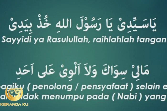 Lagu Ya Sayyidi Ya Rasulullah Lengkap Dengan Lirik Arab dan Indonesia Lagu Ya Sayyidi Ya Rasulullah Lengkap Dengan Lirik Arab dan Indonesia