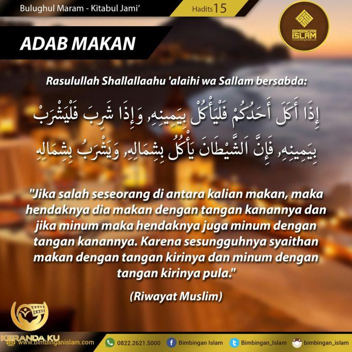 Adab makan rasulullah