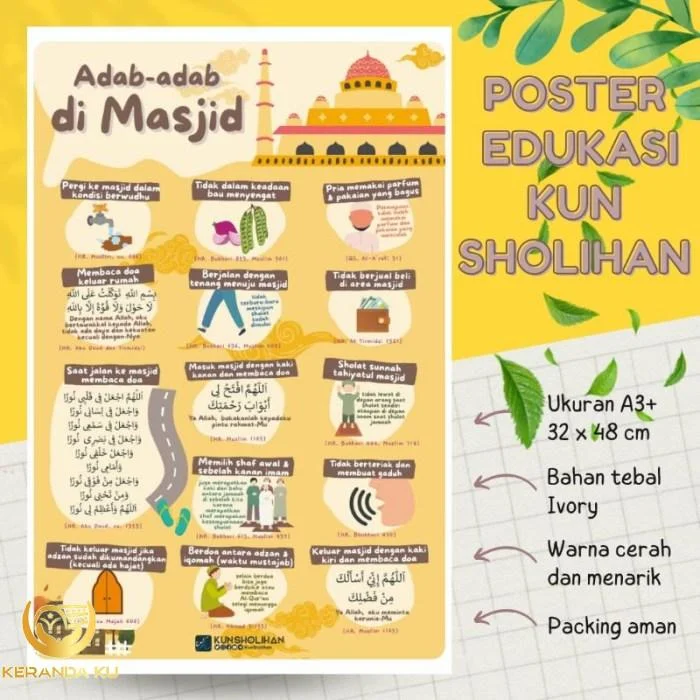 Jual Adab Adab Masuk Masjid | Shopee Indonesia Adab masuk masjid