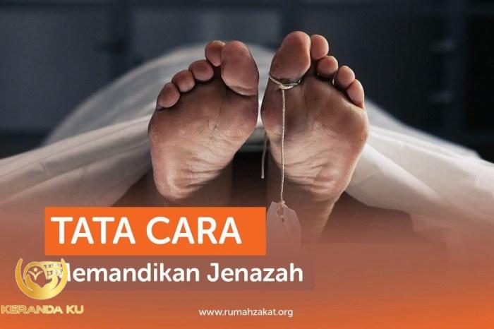 TATA CARA MEMANDIKAN JENAZAH - Rumah Zakat