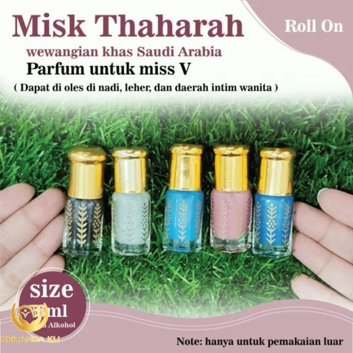 Jual Misk Thaharah parfum miss V 6ml - Pengharum miss V original ...