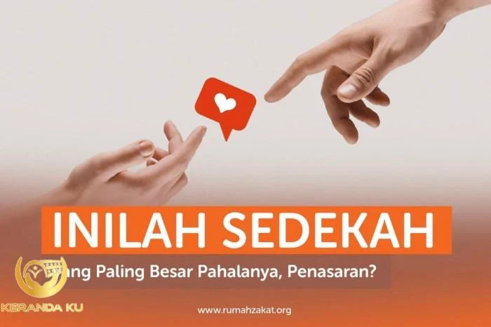 SEDEKAH PALING UTAMA!! SEDEKAH PALING UTAMA!!