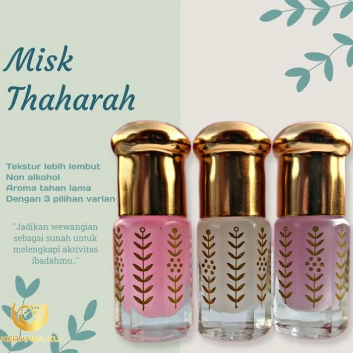 Misk Thaharah Parfum Musk Al Tahara / Parfum Misk Putih 100% Original ... Cara menggunakan parfum misk thaharah