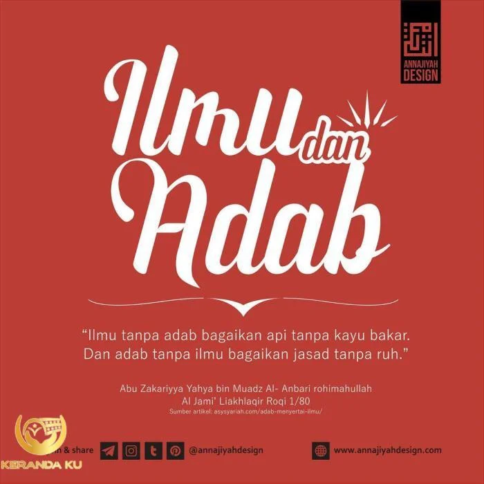 Pentingnya Adab dalam Menuntut Ilmu - Kompasiana.com