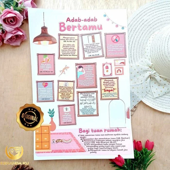 Infografis: Perhatikan! Ini Adab Bertamu dalam Islam Adab bertamu