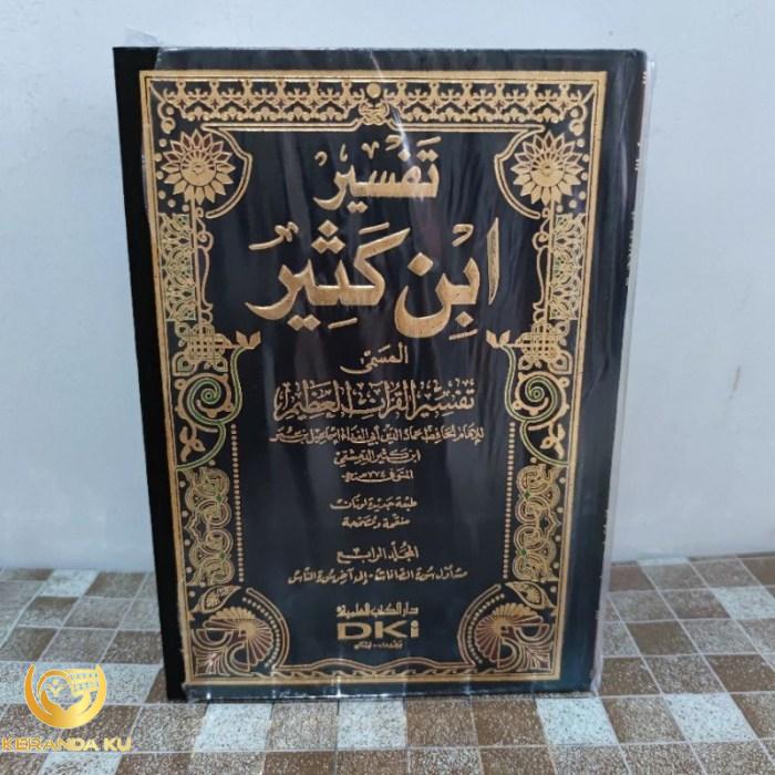 Jual Buku Kitab Tafsir Ibnu Katsir / Tafsir Ibn Katsir (4 Jilid ...