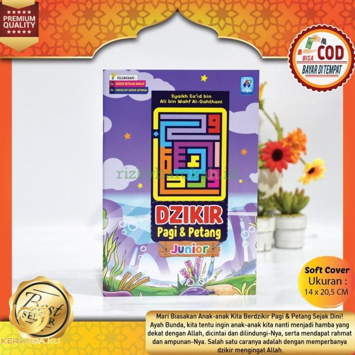Jual Dzikir Pagi Petang Latin Anak Junior A5 Sesuai Sunnah dan Dzikir ...