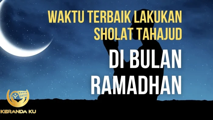 Makna dan Keutamaan Shalat Tahajud di Bulan Ramadhan