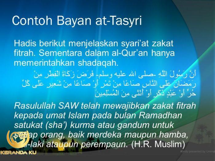 Contoh sunnah taqririyyah