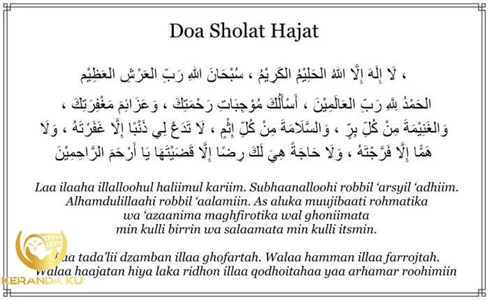 Inilah 10 Doa Wajib untuk Sholat Sunnah Hajat - Umroh.com