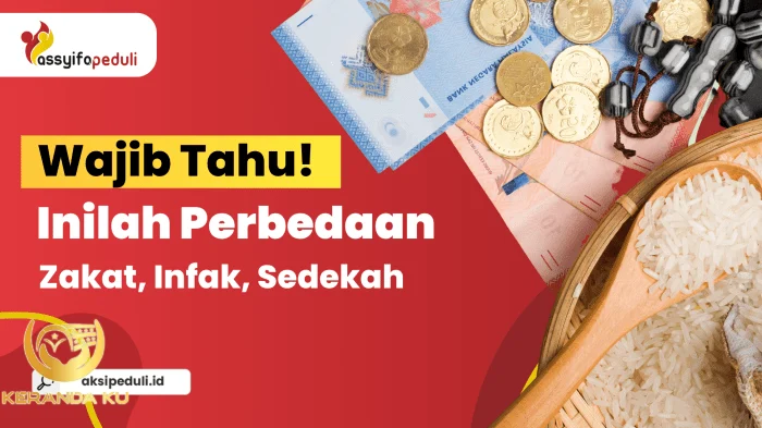 Sudah Tahu Apa Bedanya Antara Zakat, Infak dan Sedekah? – WAHDAH ...