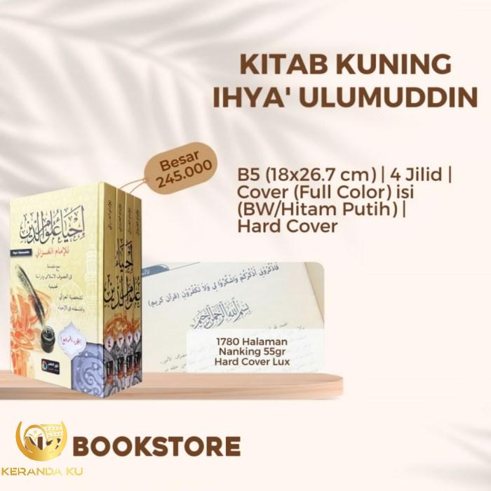 Jual Kitab Ihya Ulumuddin Ihya' Ulumudin Juz 1-4 Lengkap Original ...
