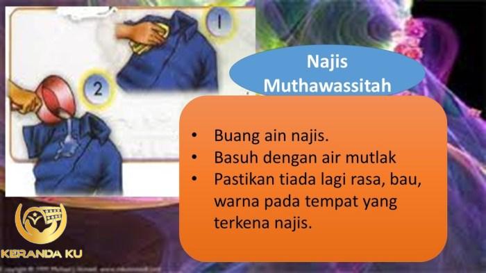 Najis Mutawassitah