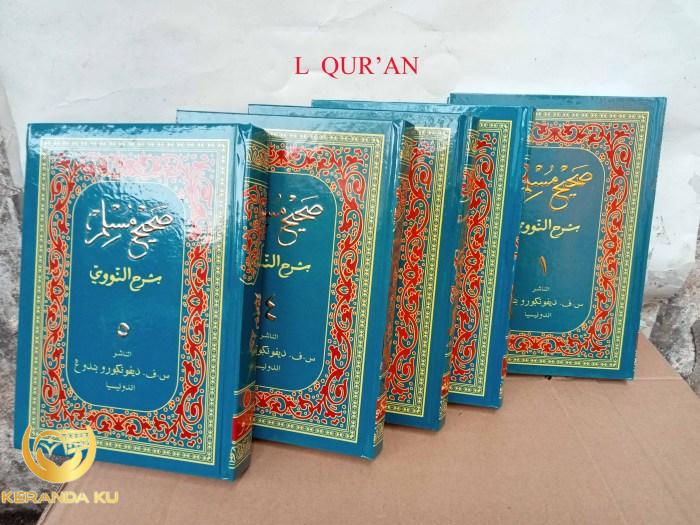 Kitab Shahih Muslim 1 Set Lengkap 5 Jilid Kitab Kertas Hvs Putih ...