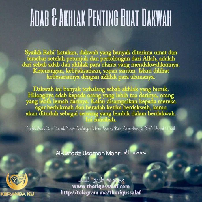 Kajian FKIM Adab-adab Dalam Berdakwah Adab berdakwah