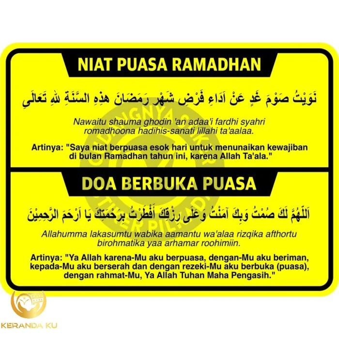 Jual STIKER VINYL DOA / NIAT PUASA DAN DOA BERBUKA PUASA | Shopee Indonesia Jual STIKER VINYL DOA / NIAT PUASA DAN DOA BERBUKA PUASA | Shopee Indonesia