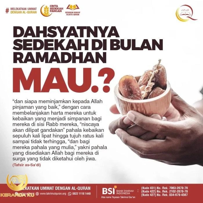 BERBAGI SEDEKAH RAMADHAN - SolusiPeduli.org