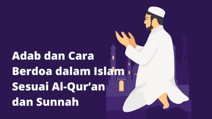 Adab berdoa rumaysho