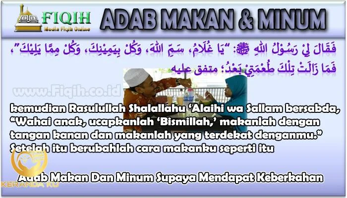 Pembelajaran Hadits Tentang Adab makan - YouTube