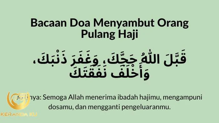 Doa untuk orang berangkat umroh sesuai sunnah