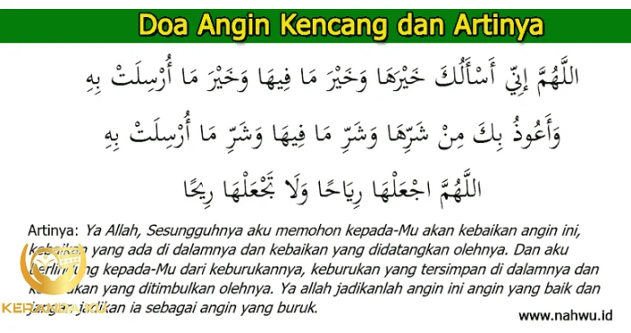 7 Doa Ketika Angin Kencang Sesuai Sunnah dan Artinya, Selalu Memohon ...