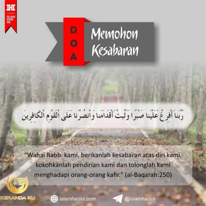 Doa Memohon Kesabaran | IHI