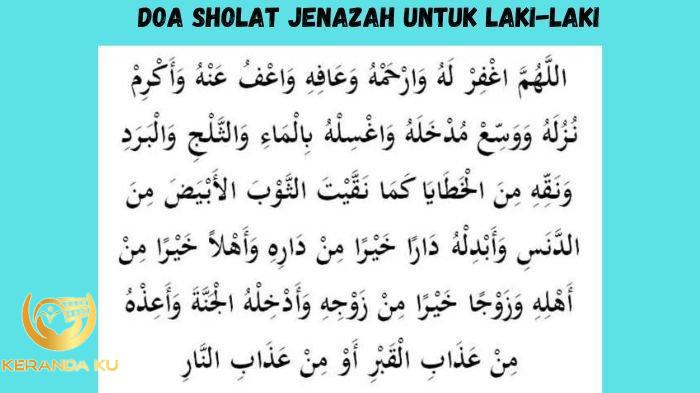 Doa Sholat Jenazah Laki-Laki Arab, Latin, dan Terjemah Lengkap dengan ...