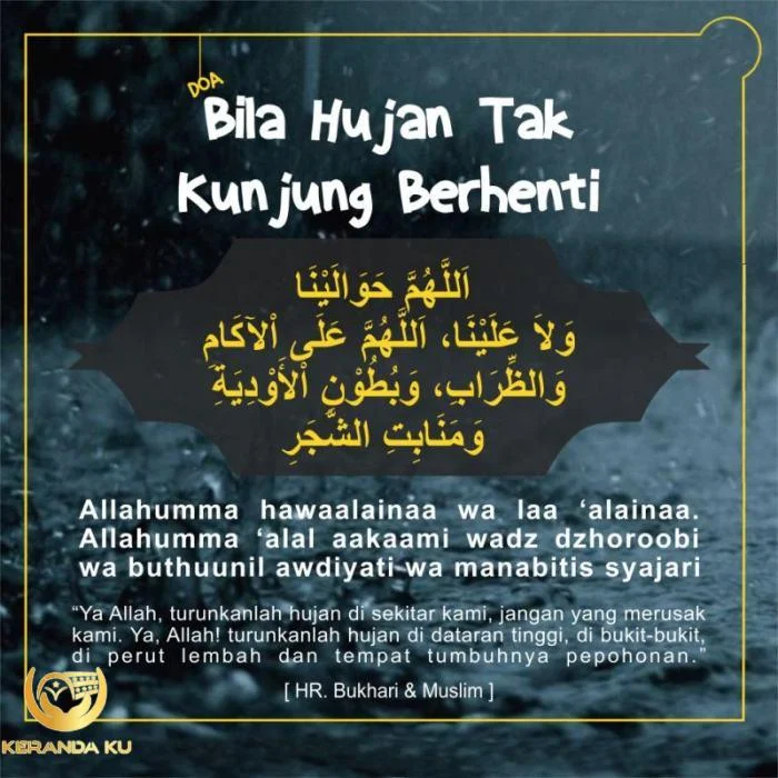 Doa Hujan Lebat - Homecare24 Doa Hujan Lebat - Homecare24
