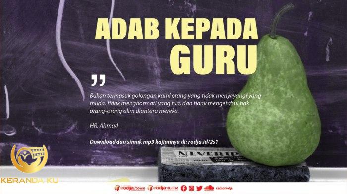 ADAB TERHADAP GURU - YouTube ADAB TERHADAP GURU - YouTube