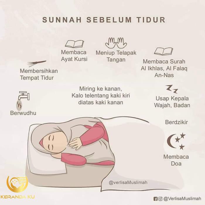 SUNNAH SEBELUM TIDUR - CahayaIslam.net