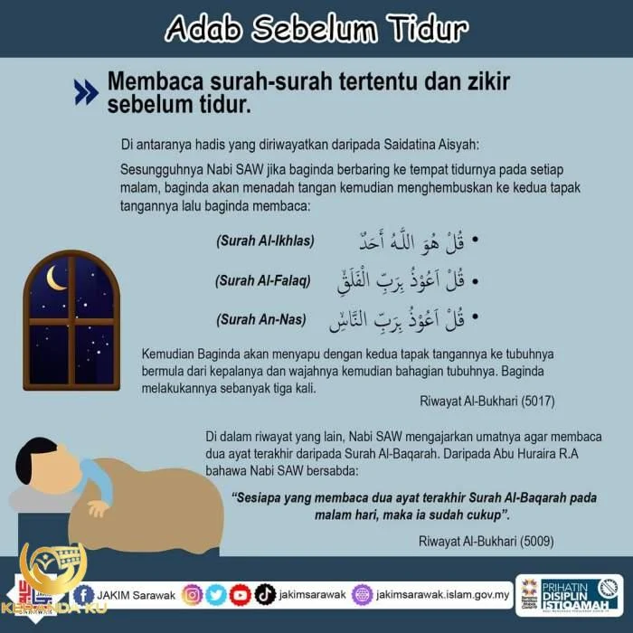 7 Adab Bangun Tidur Adab tidur dalam islam