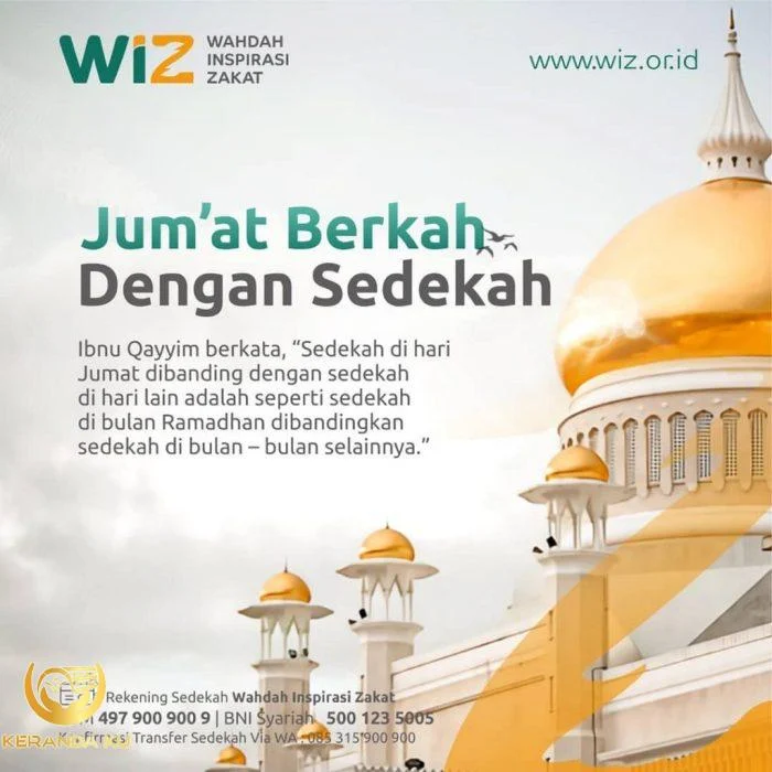 Jum’at Berkah Dengan Sedekah – WAHDAH INSPIRASI ZAKAT