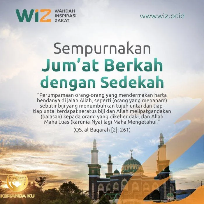 Jum’at Berkah Dengan Sedekah – WAHDAH INSPIRASI ZAKAT Jum’at Berkah Dengan Sedekah – WAHDAH INSPIRASI ZAKAT