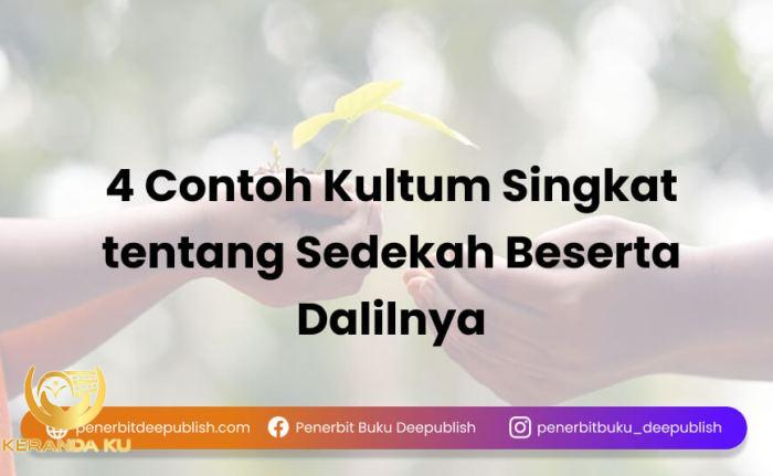 4 Contoh Kultum Singkat tentang Sedekah Beserta Dalilnya