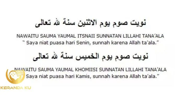 Lengkap, Niat Puasa Sunnah Senin dan Kamis dan Keutamaannya, Juga Doa ...