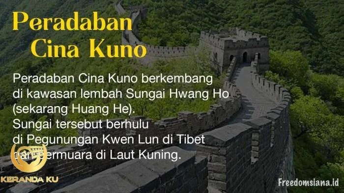 Peradaban Cina Kuno - Kehidupan, Dinasti, Peninggalan | Freedomsiana