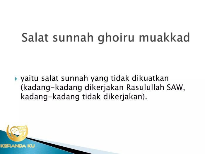 Sunnah muakkad