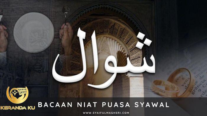 Puasa sunnah syawal