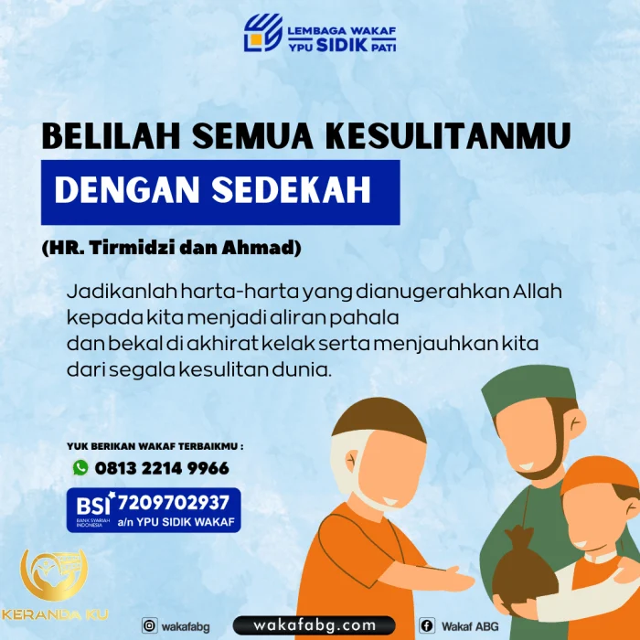 Belilah Semua Kesulitan dengan Sedekah – YPU SIDik