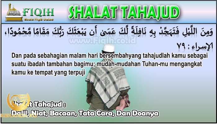 Niat Sholat Tahajud, 4 rakaat, Dalil, Bacaan, Tata Cara, dan Doanya