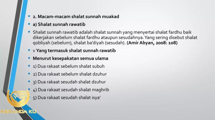 Sholat sunnat muakad dan ghairu muakad | PPT