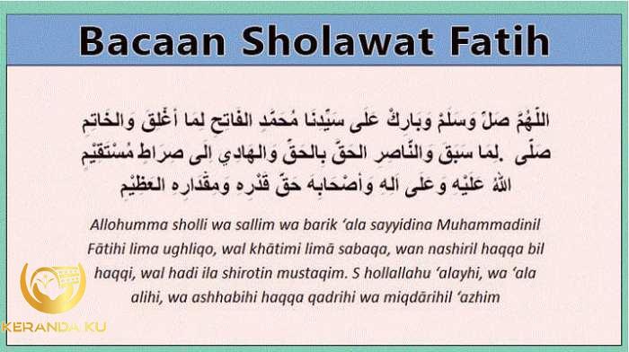 Sholawat Al Fatih Sejarah Dan Khasiatnya - Tedi Sobandi