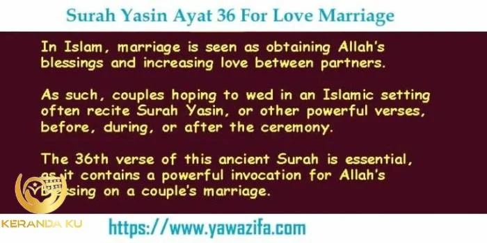 Surah Yasin Ayat 36 For Marriage - Ya Wazifa | Wazifa For Love